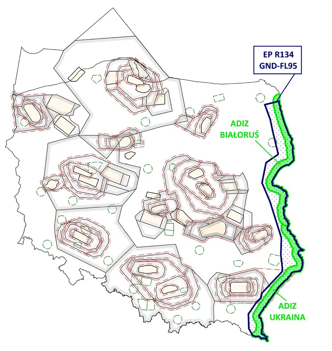 Area covered by the restrictions