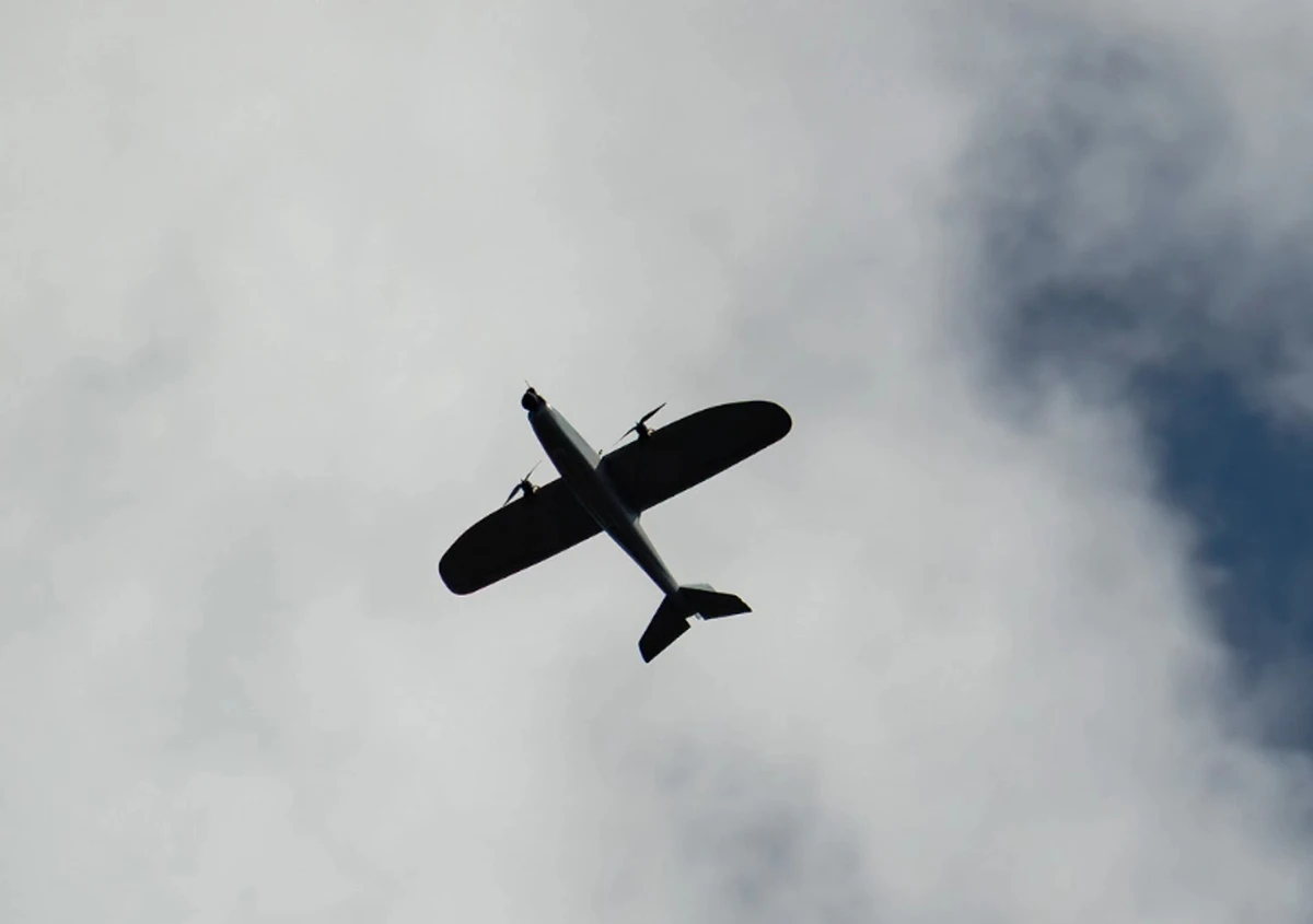 The Palytsia in flight