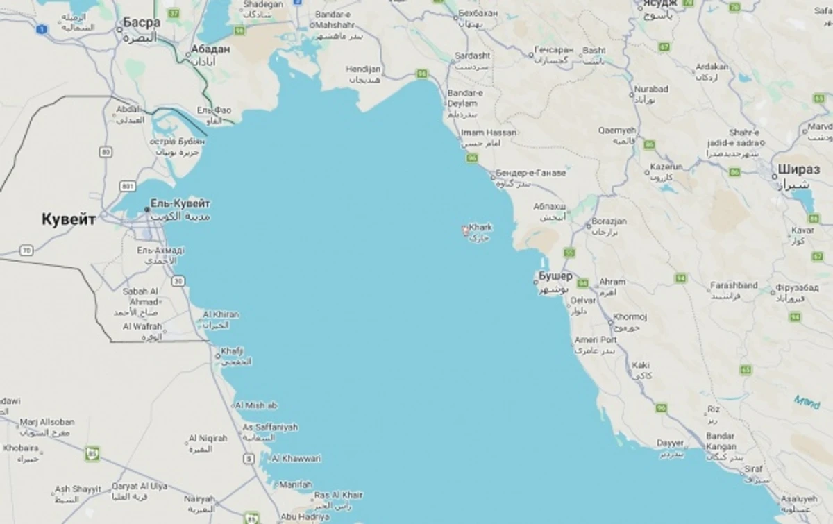 Остров расположен у берегов Ирана в северной части Персидского залива