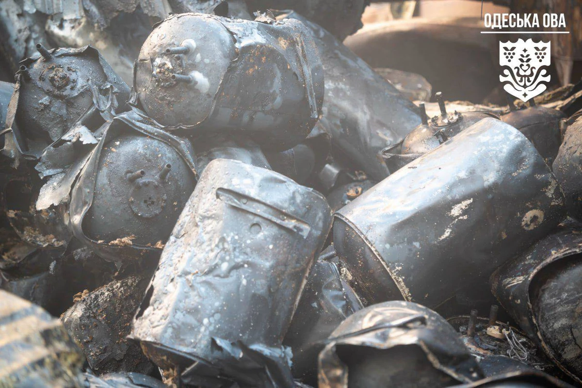 Aftermath of the Russian attack on Odesa Oblast