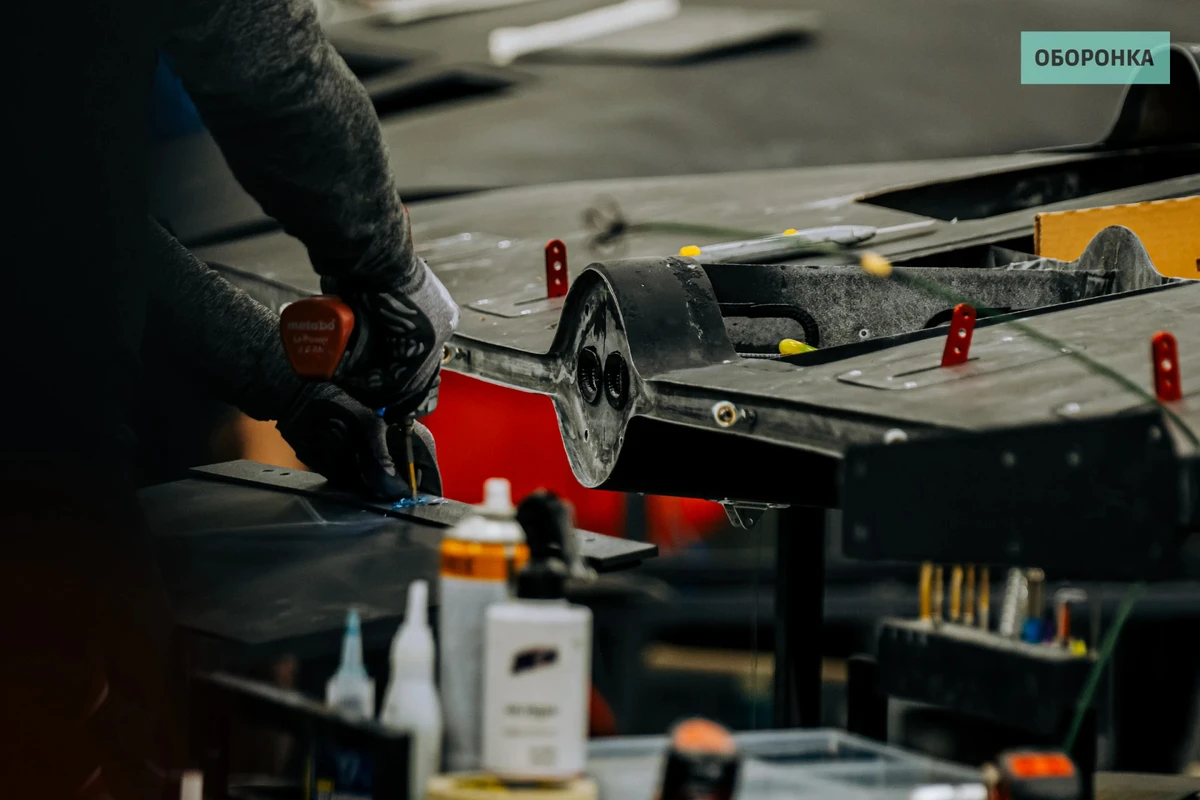 The MICH 2000 being assembled