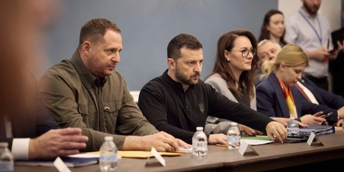 Владимир Зеленский и Андрей Ермак