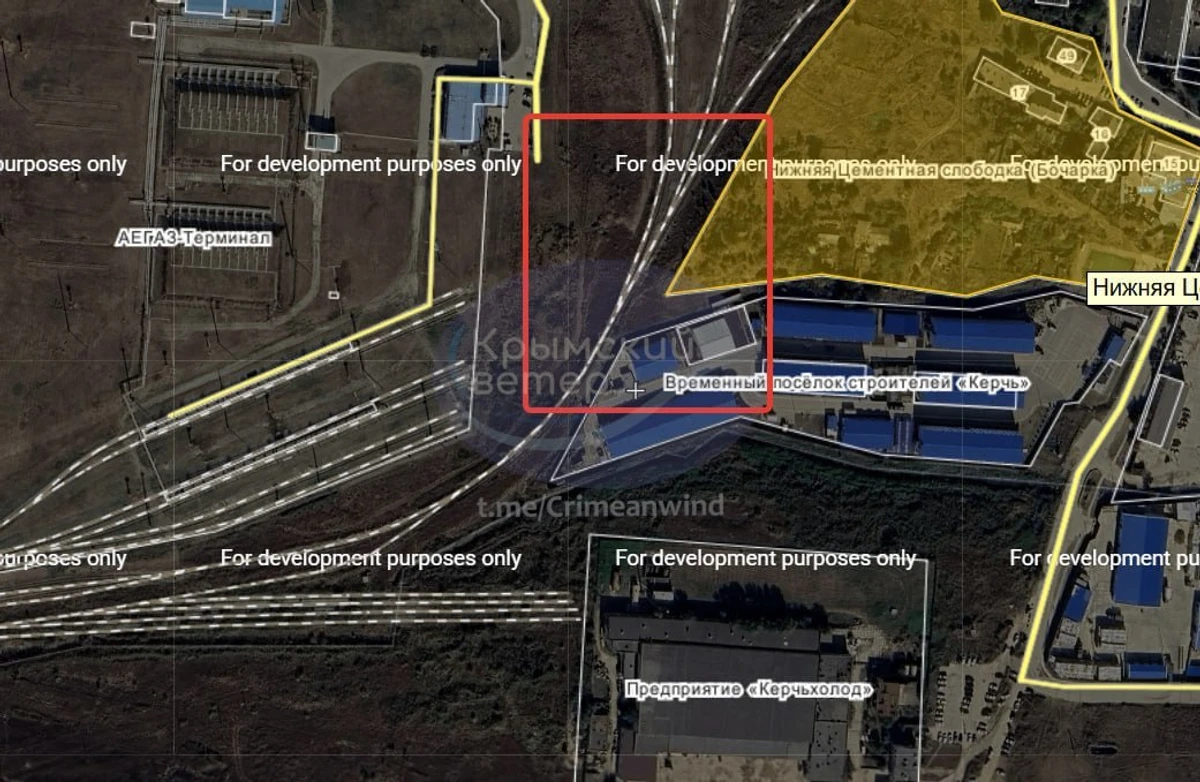 The satellite images.
