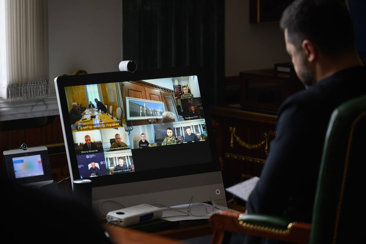 The meeting Photo: President's Office