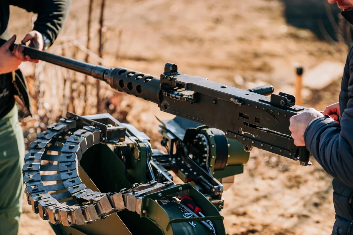 Robotic turrets for the MK-19 and the M2 Browning machine gun.