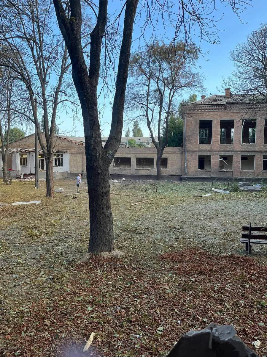 The aftermath of the Russian attack