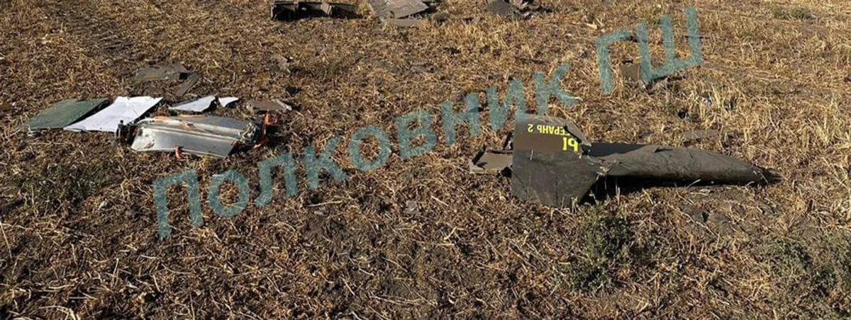 A downed Shahed drone equipped with a Starlink terminal