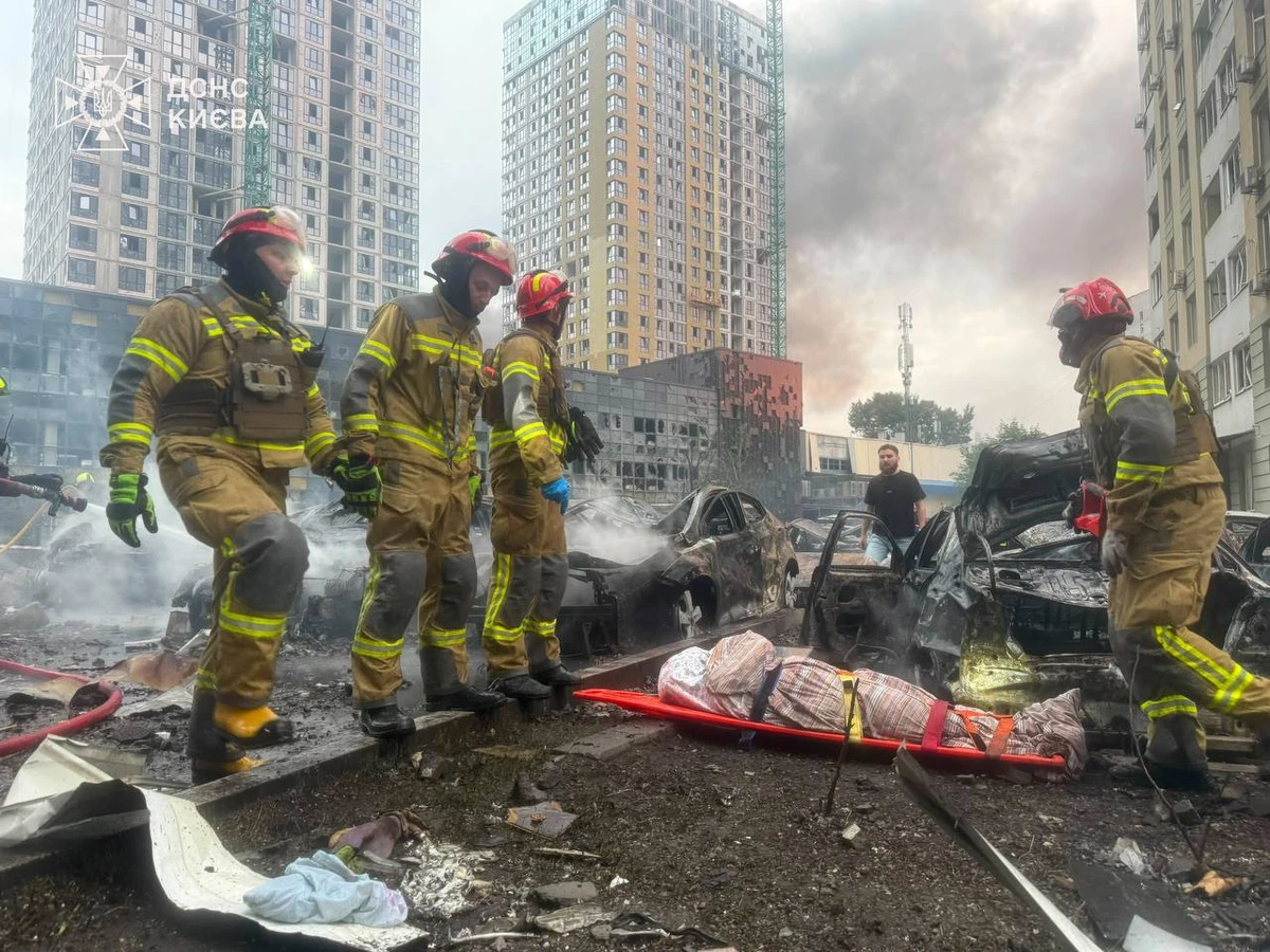 A person killed in the Russian strike