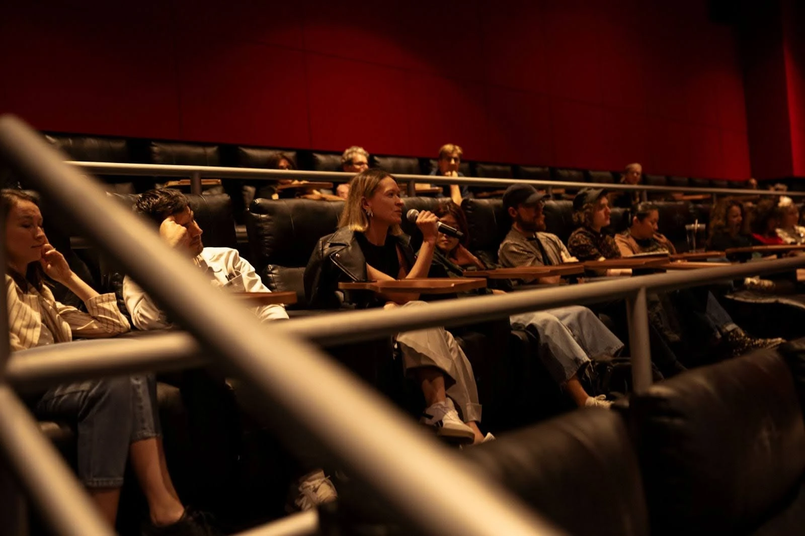Q&A session after “The Editorial Office” screening in New York
