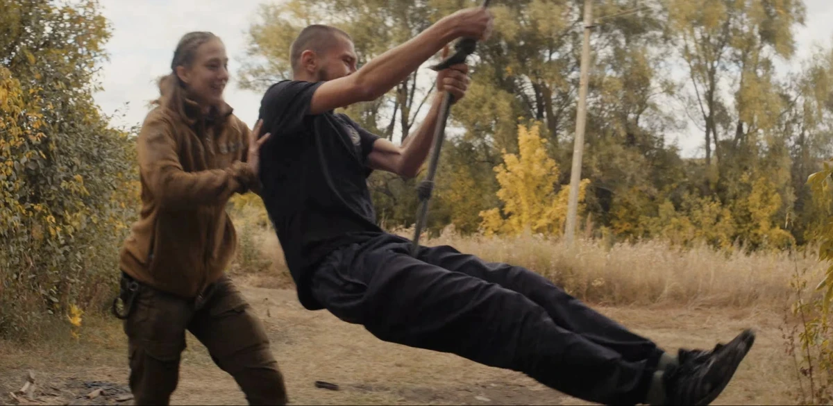 A still from the music video