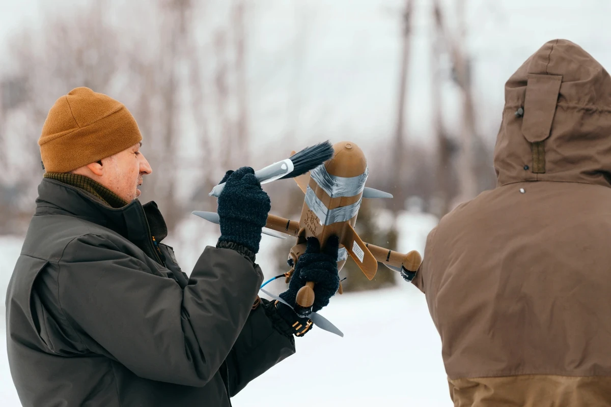 Preparing a multicopter before a training launch