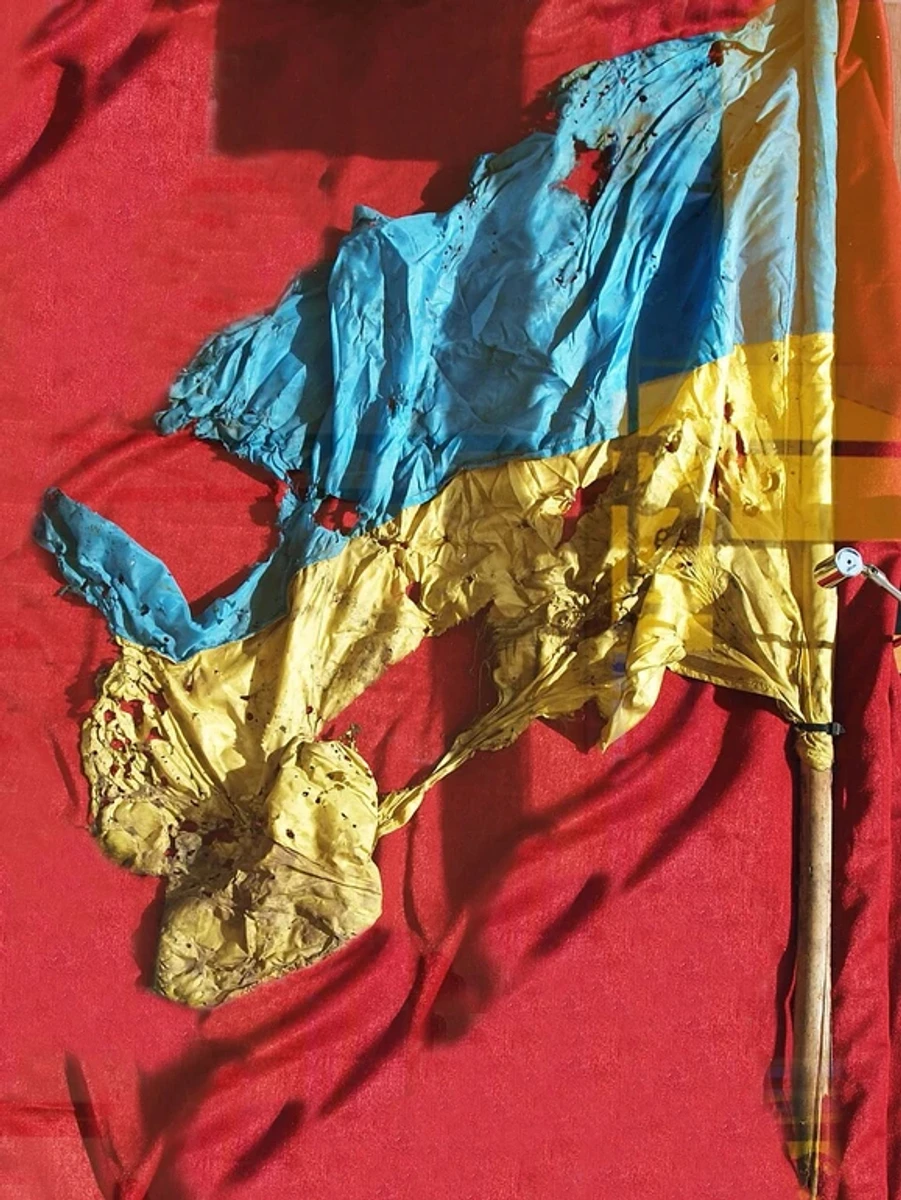 The tattered flag