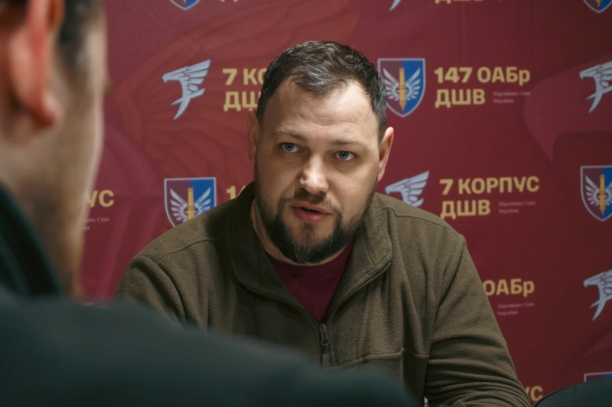 Viktor Dovhal Colonel, Commander of the 147th Separate Artillery Brigade.