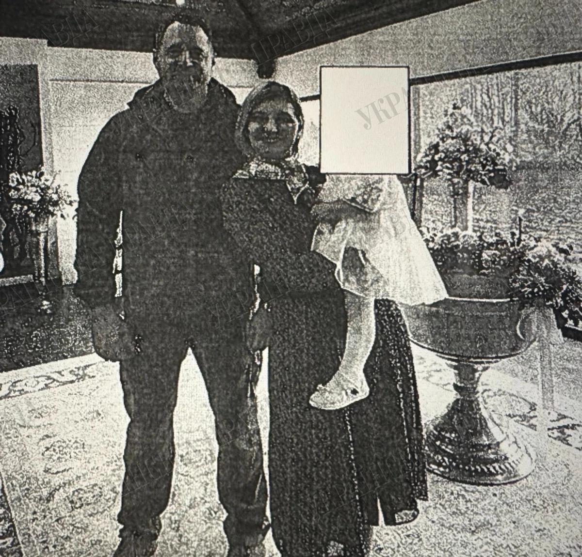 Фото з хрестин доньки Олексія Чернишова