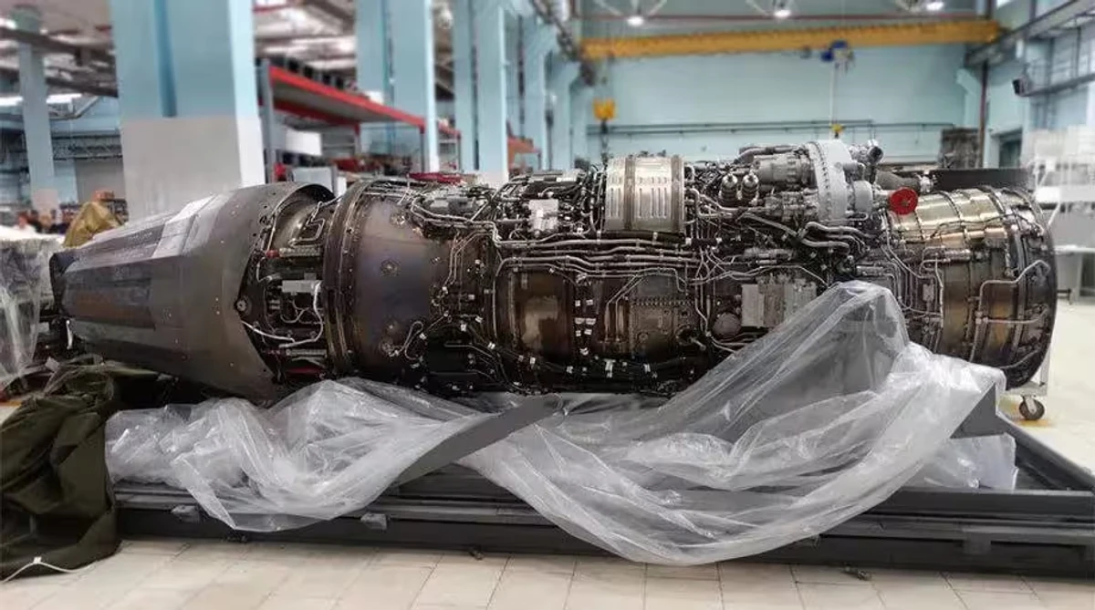 A Russian AL-51F1 engine.