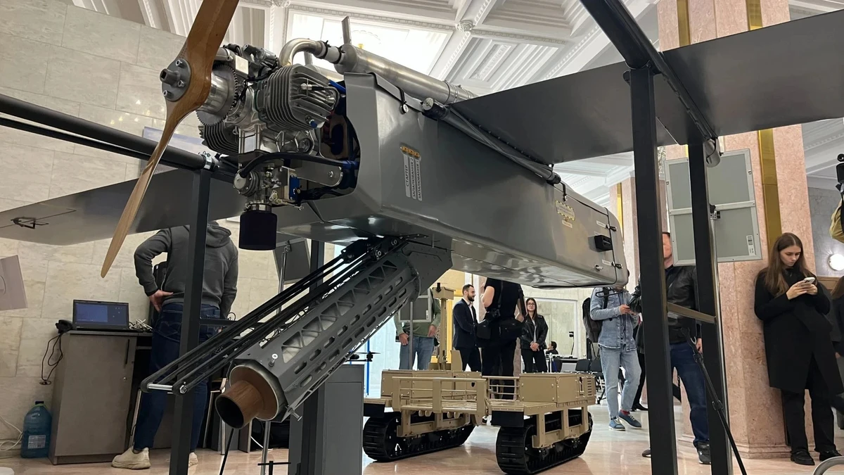 The current appearance of the FP-1 drone