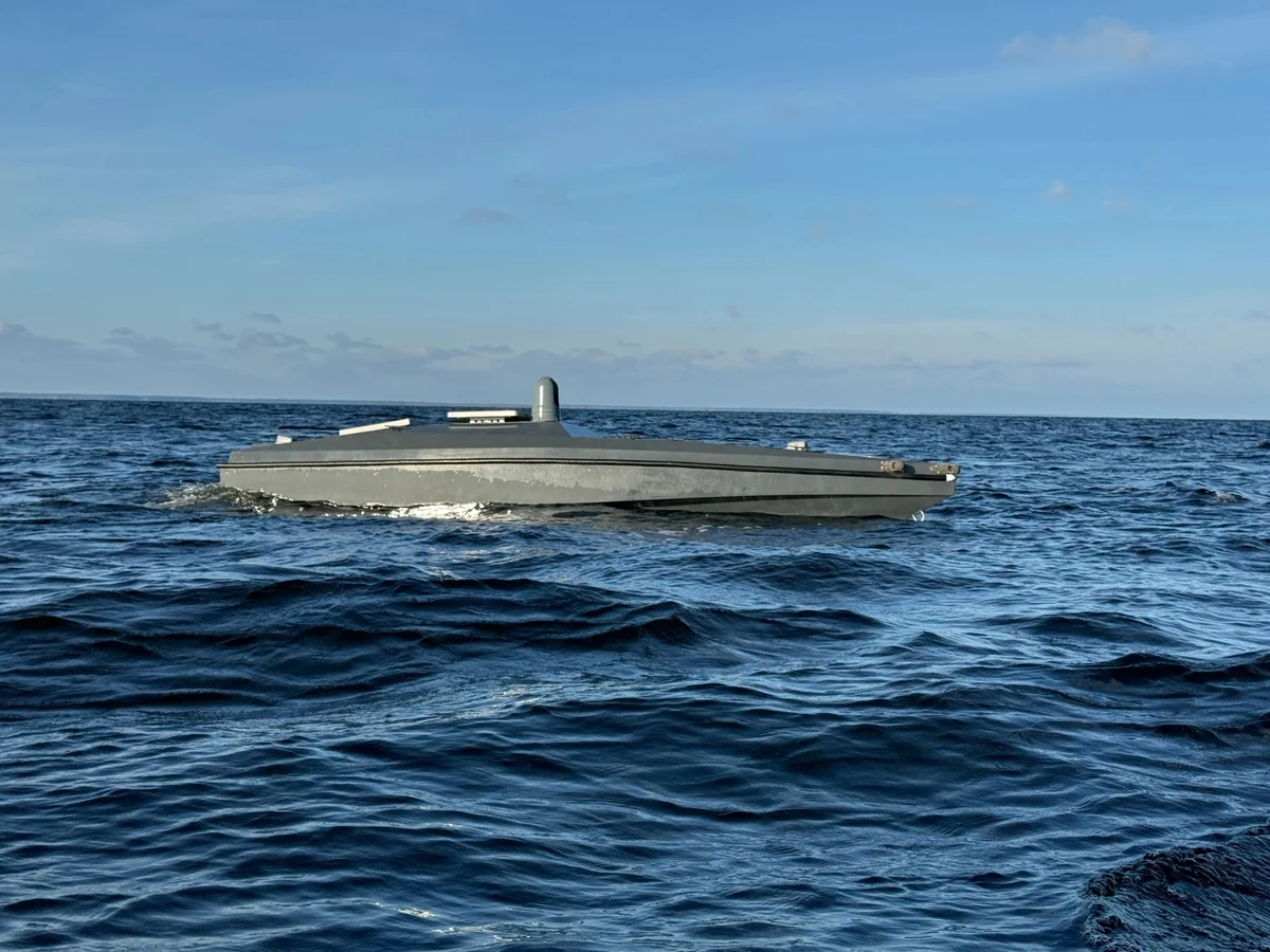 A Magura V5 kamikaze sea drone