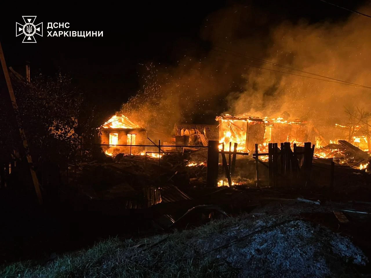 Aftermath of the Russian attack on Kharkiv Oblast. Photo: State Emergency Service of Ukraine in Kharkiv Oblast