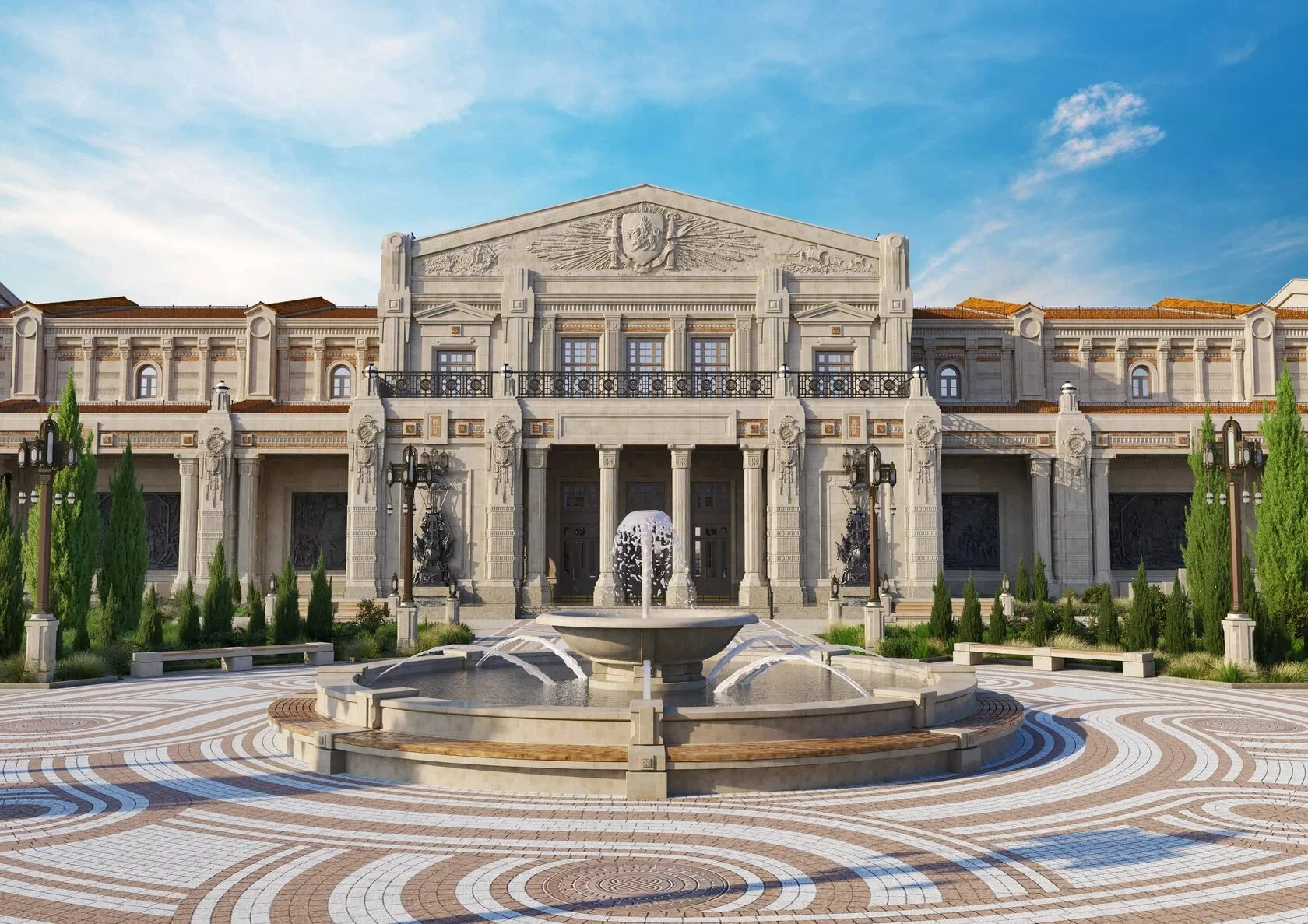 В состав комплекса Новый Херсонес входит в том числе Музей Крыма и Новороссии