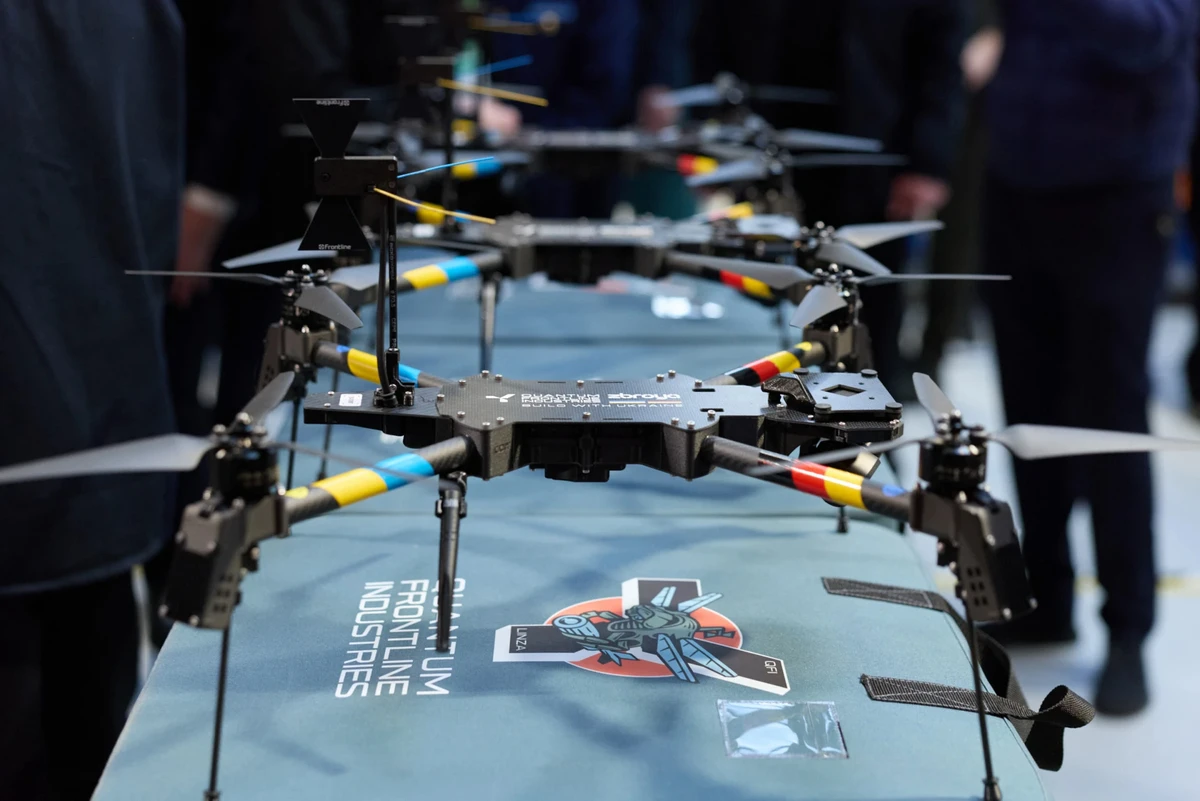 Linza 3.0 drones at the QFI production site in Germany