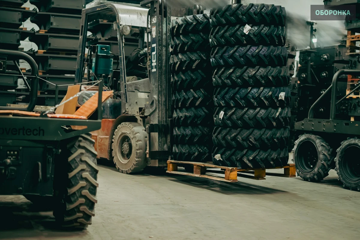 Tyres for the Zmii drones are being refined according to a bespoke design