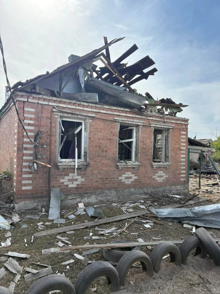 The aftermath of the Russian attack