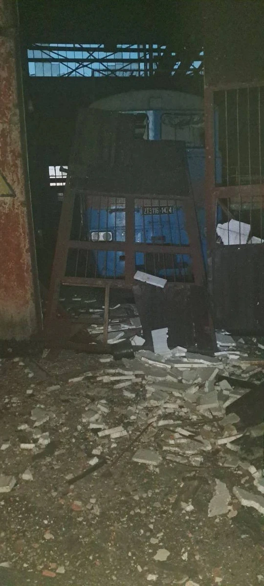 The aftermath of the attack