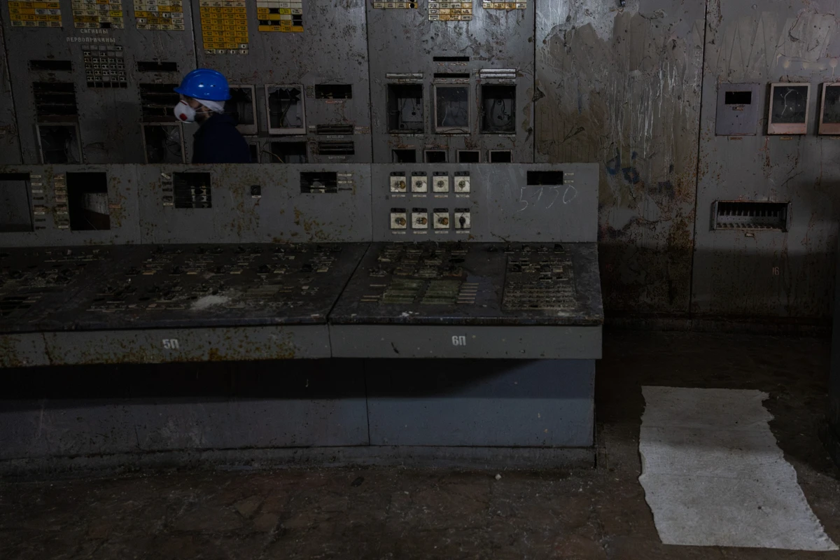 Щитова 4-го енергоблока ЧАЕС