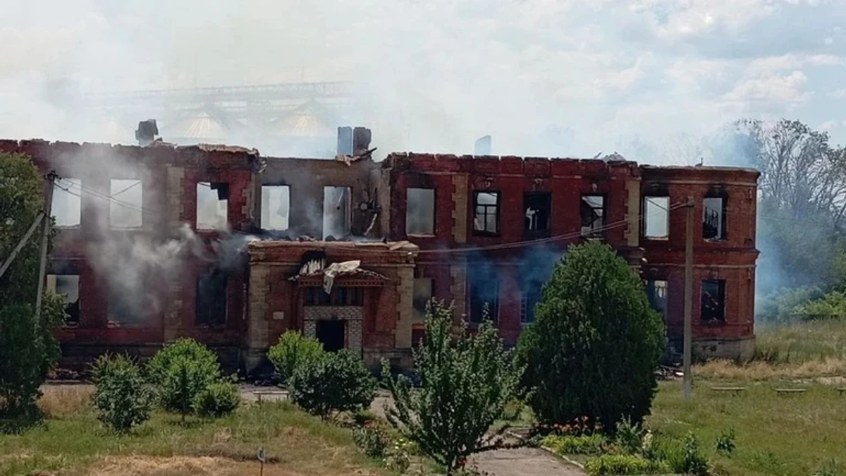 The Myklashevskyi Estate after the attack