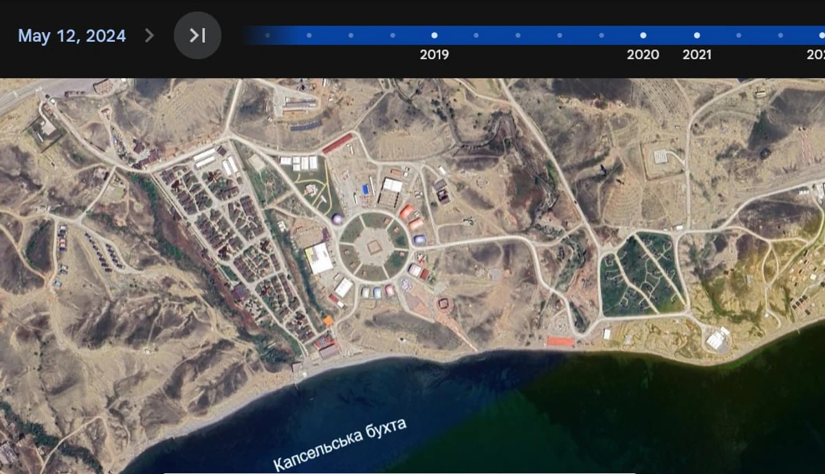 Территория Полуострова Меганом 12 мая 2024 года. Завершено строительство