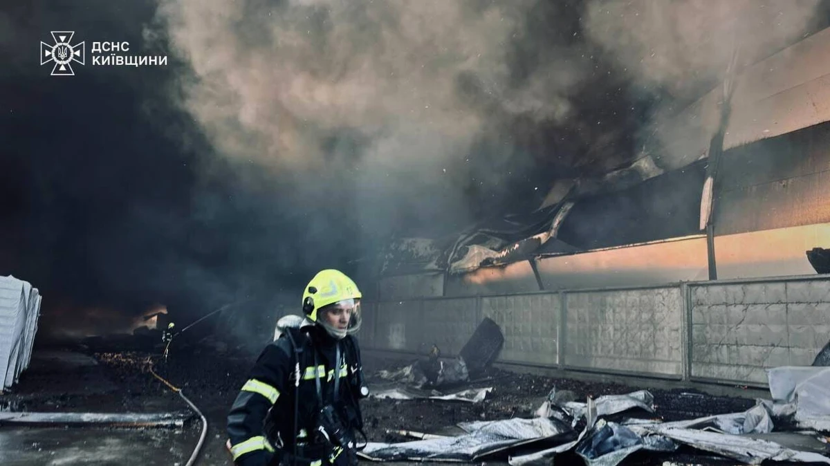 пожежа на Київщині, фото ДСНС