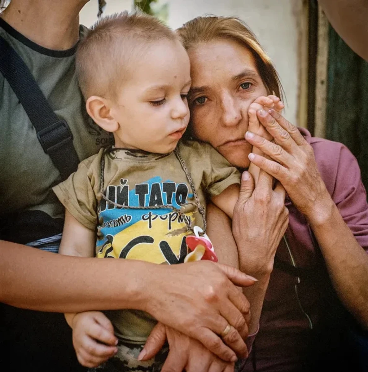 In the Arms of Family.