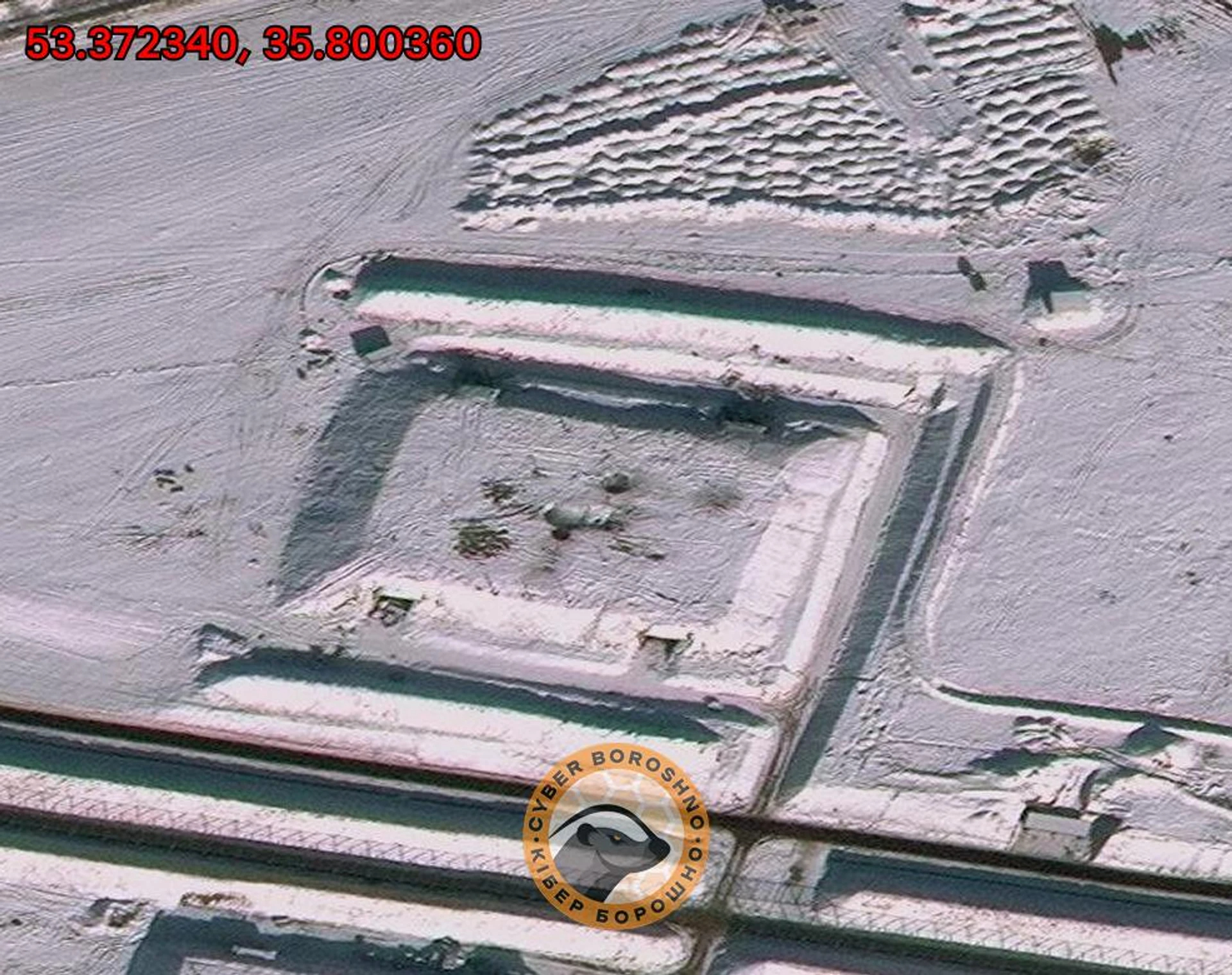 The destroyed Shahed storage facility in Tsimbulova Photo: CyberBoroshno