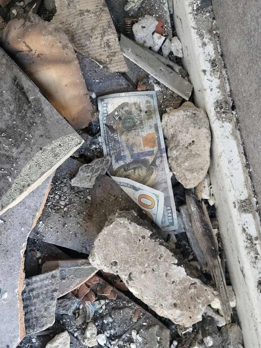 The aftermath of the Russian attack