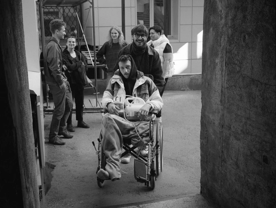 Heorhii Ivanchenko after the attack. Photo: Heorhii Ivanchenko on Facebook