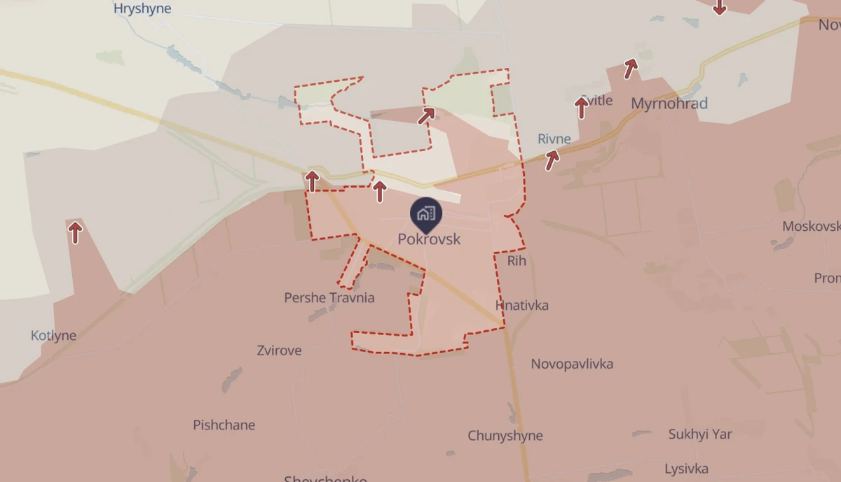 The situation in Pokrovsk as of 9 January