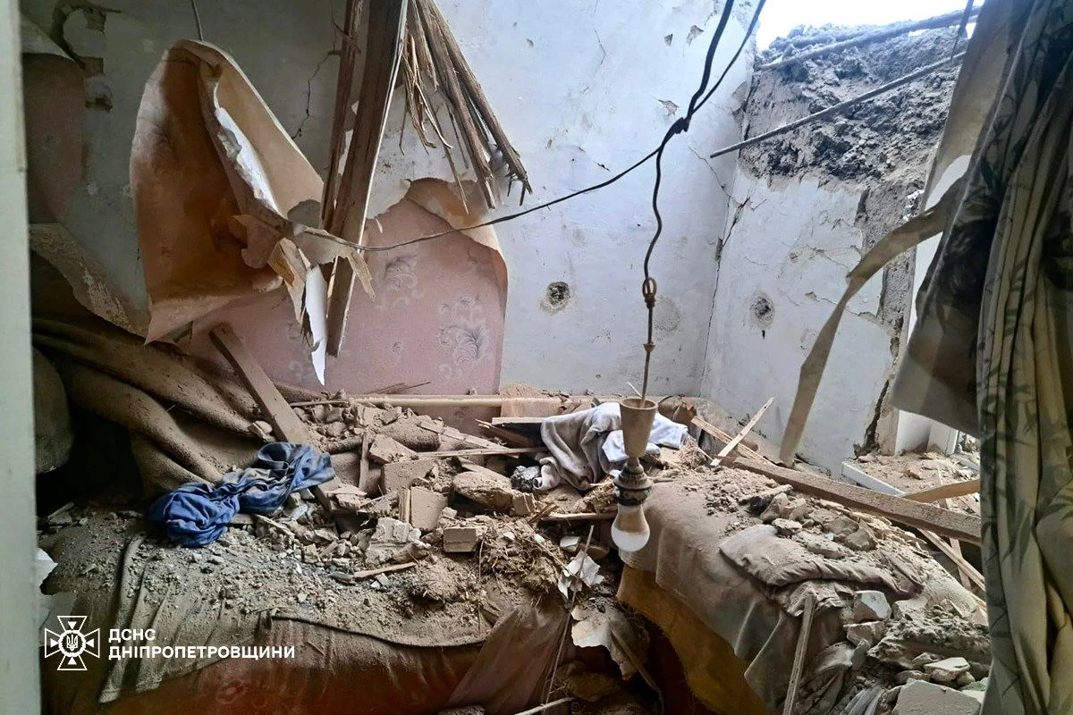 destruction in Dnipropetrovsk region, photo of the State Emergency Service