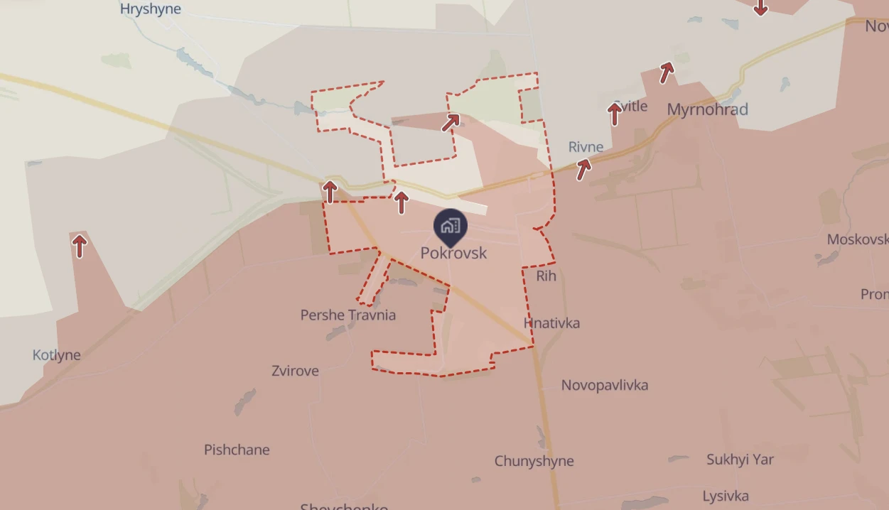 The situation in Pokrovsk as of 9 January