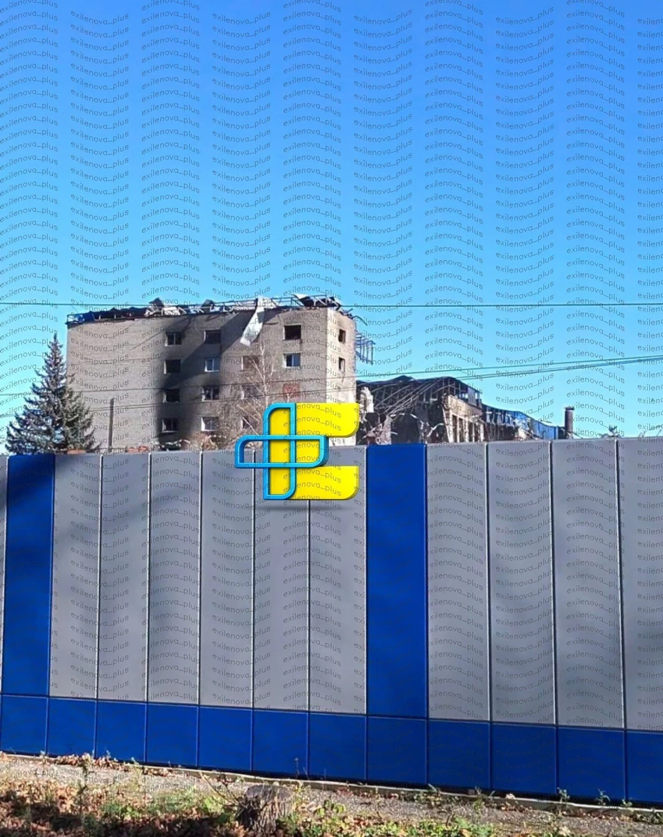 The Energiya plant after the missile attack