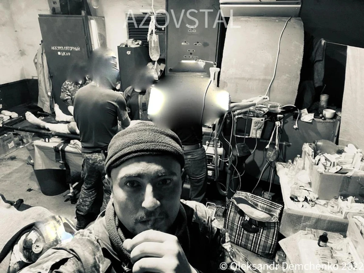 Oleksandr says of battlefield medicine: Either you take responsibility for that decision or you just shouldn't be there