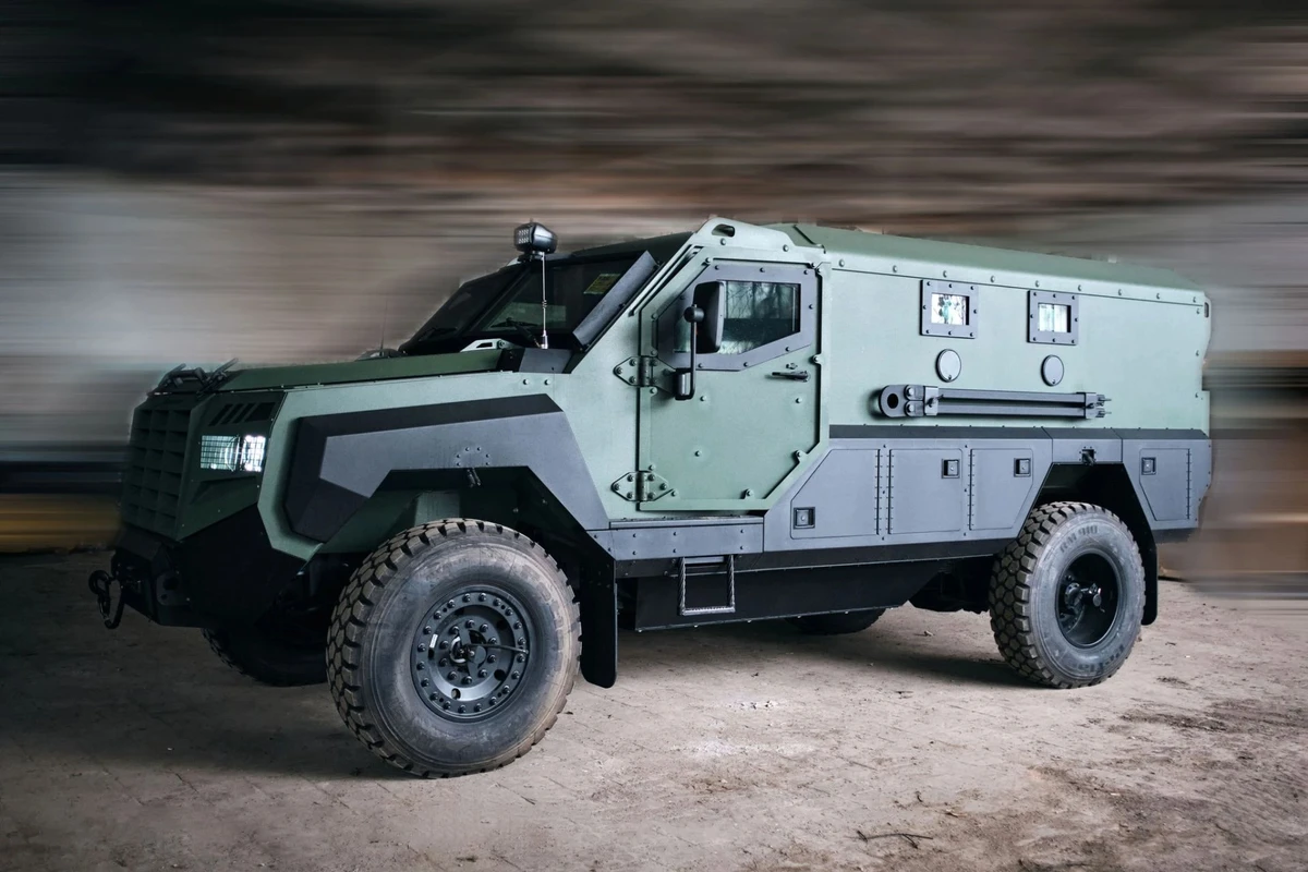 A Roshel Senator vehicle