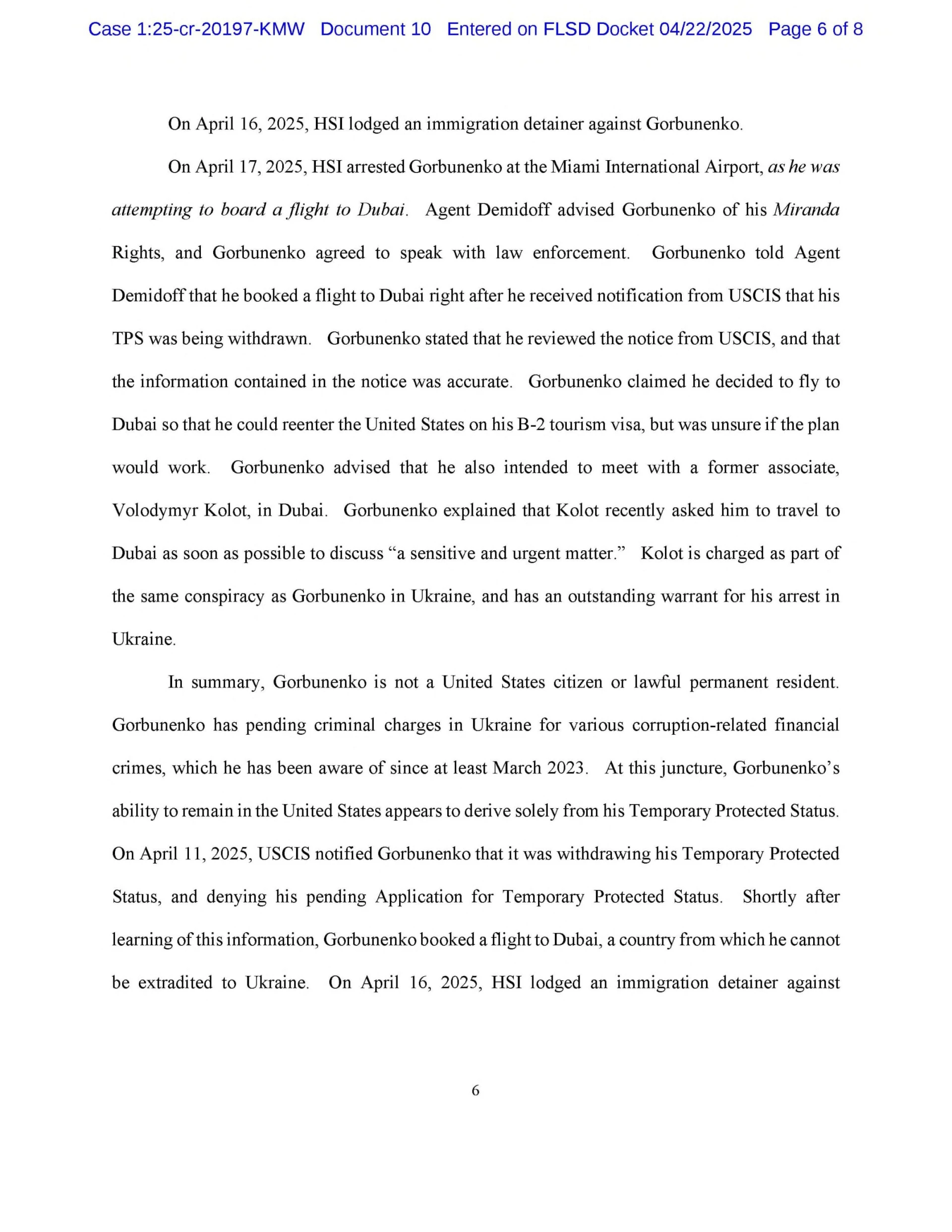 Factual Proffe, Александр Горбуненко, «Миндичгейт»