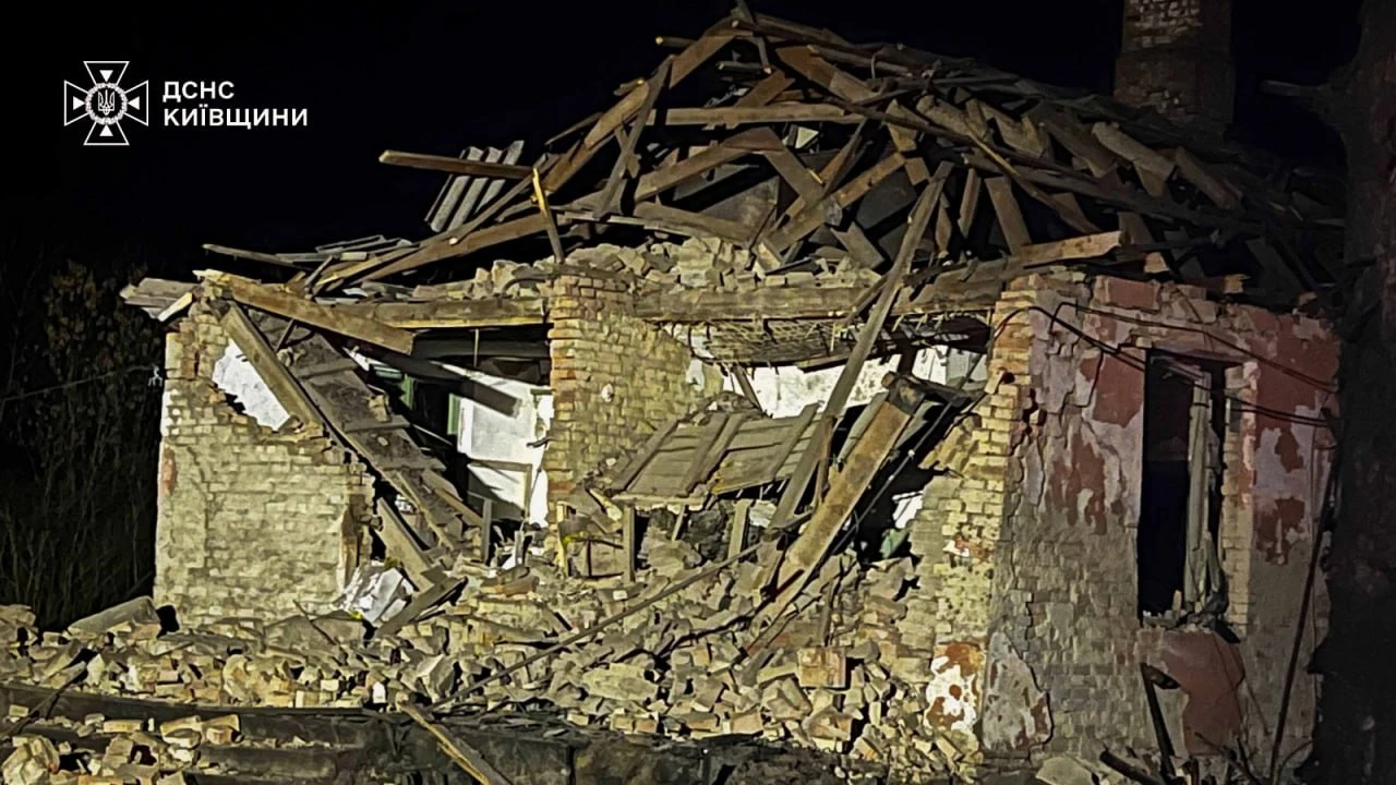 Destroyed building