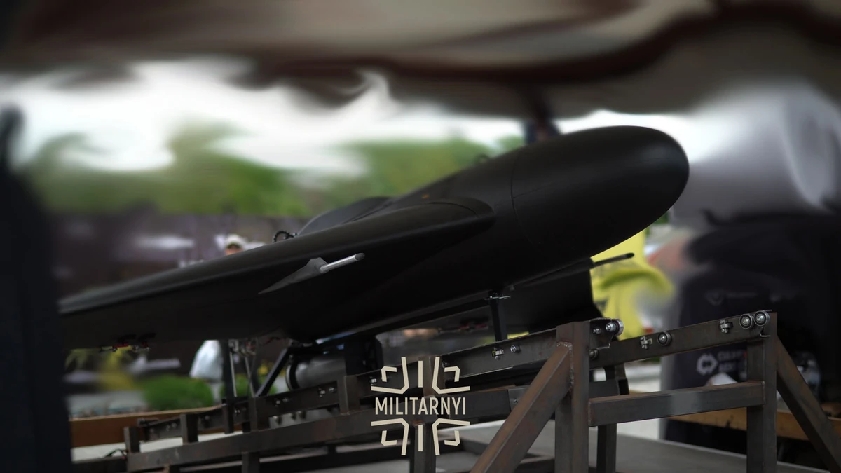 A Ukrainian Behemoth kamikaze drone