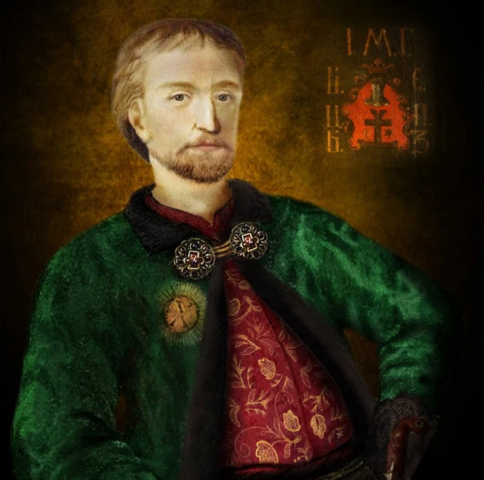 Портрет Мазепи, який 2016 року відтворили в рамках проєкту Акіма Галімова Україна. Повернення своєї історії