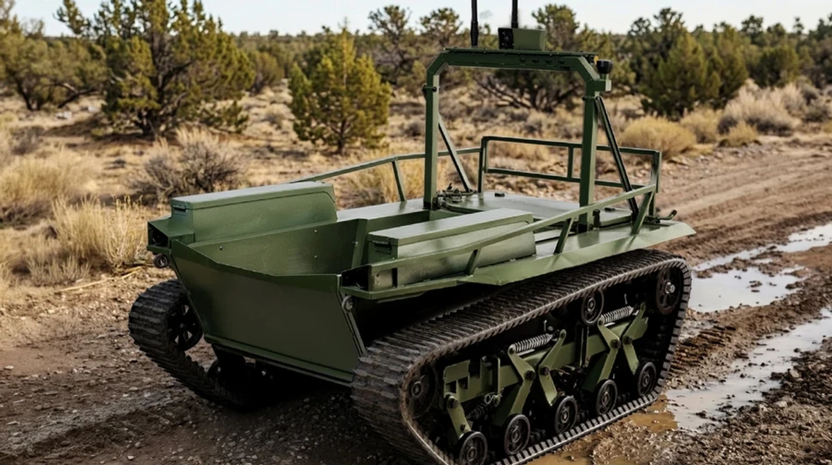 The Rys (Lynx) MAX ground robotic system.