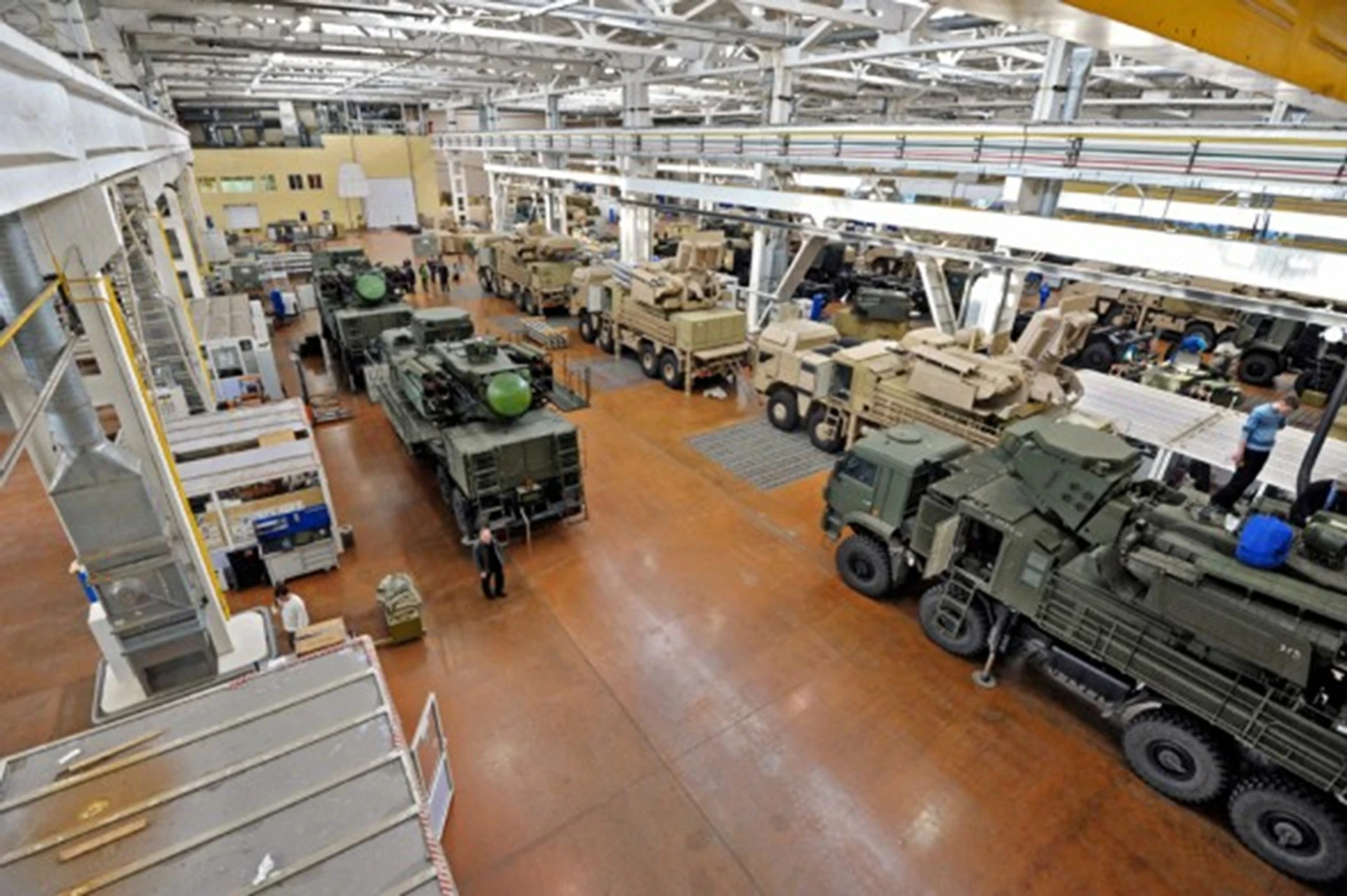 Production of the Pantsir air defence system.