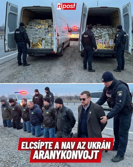 AI-generated images related to the detention of  Ukrainian cash-in-transit guards in Hungary.