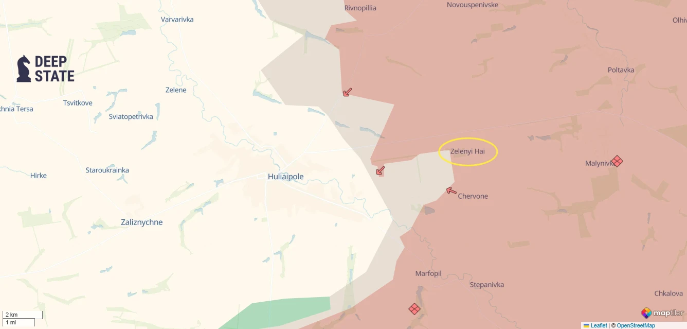 The village of Zelenyi Hai