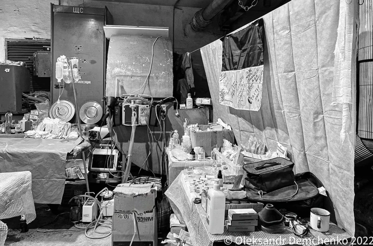 A photo memory from Oleksandr's work at Azovstal.